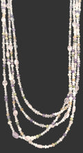 Charger l&#39;image dans la galerie, Très long sautoir à porter en rangs multiples

