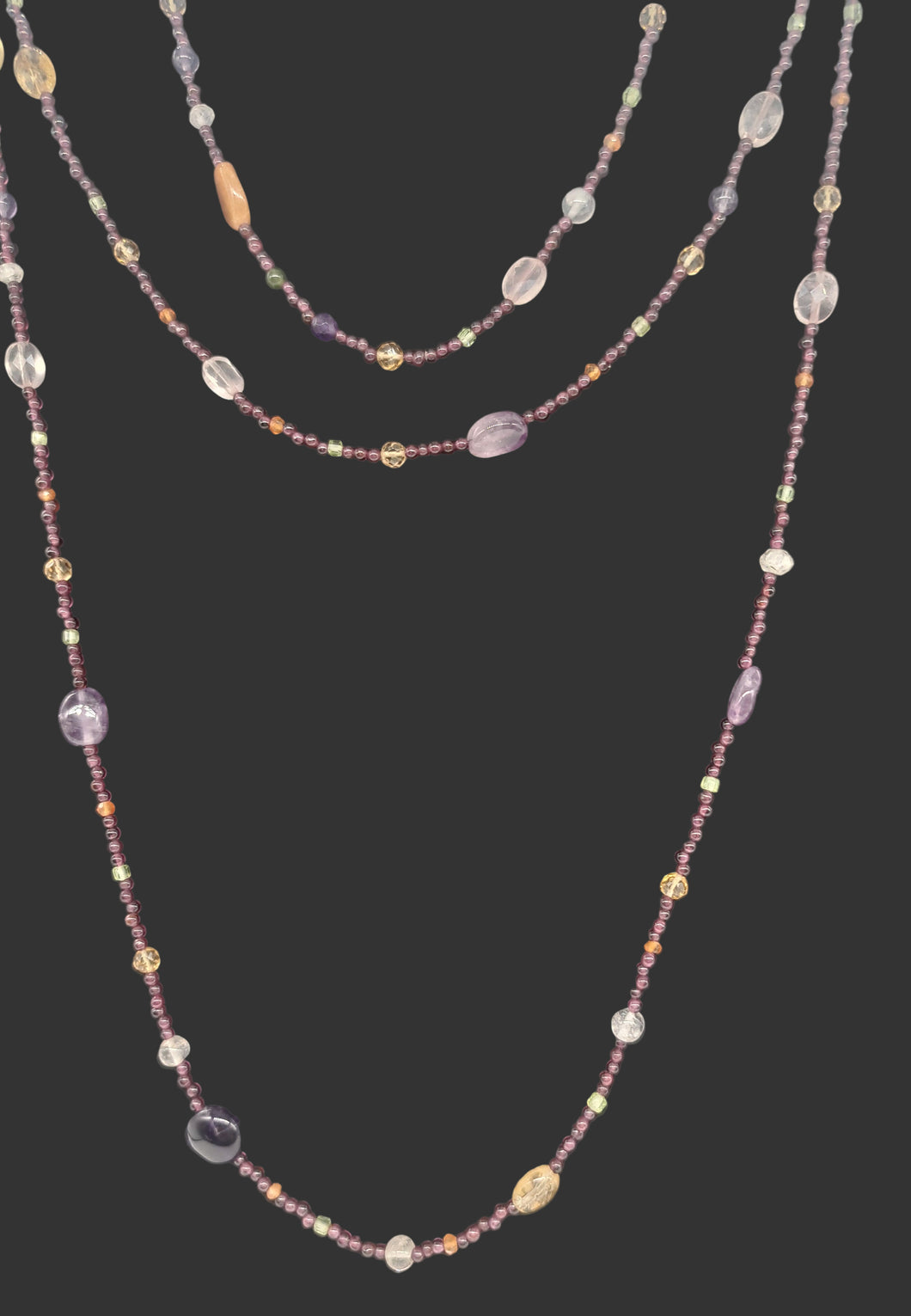 Collier  rangs multiples