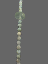 Charger l&#39;image dans la galerie, Bracelet en larimar, tourmaline brossée et argent
